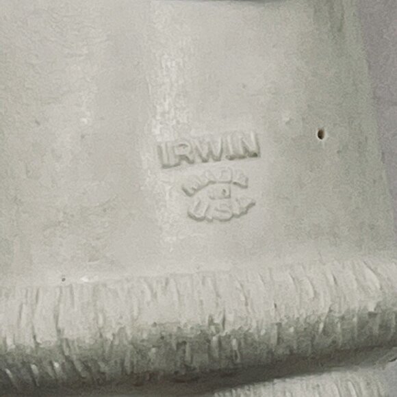 2 Vintage Irwin Standing Christmas Santa Claus w Gifts & Toy Sack Plastic 4" - Picture 6 of 16